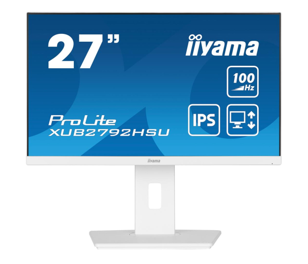 IIYAMA 27'' ProLite XUB2792HSU-W6 Biały - 1207634 - zdjęcie 2